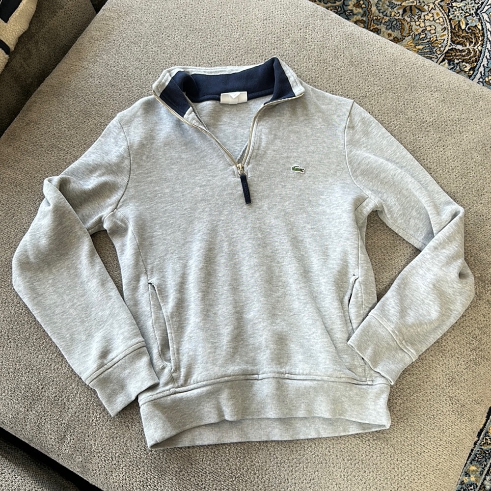 Men’s Lacoste Quarter Zip sweatshirt
